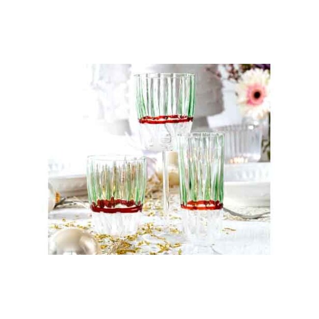 Vietri Garland Wine Glass 1