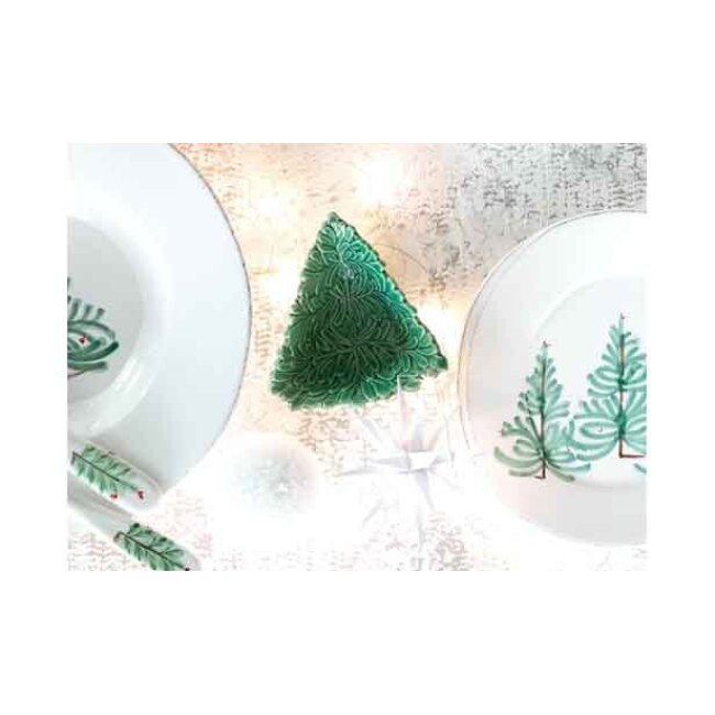 Vietri Lastra Holiday Figural Tree Dipping Bowl 2