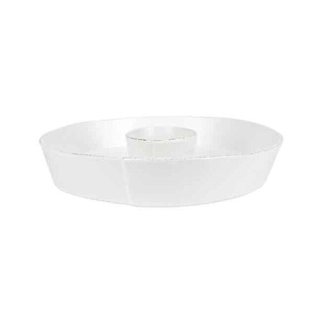 Product Vietri Lastra White Chip and Dip