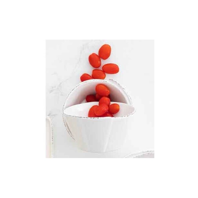 Vietri Lastra White Stacking Berry Bowl 2