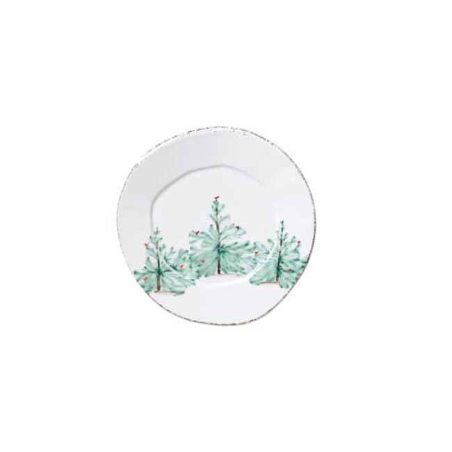 Product Vietri Melamine Lastra Holiday Salad Plate
