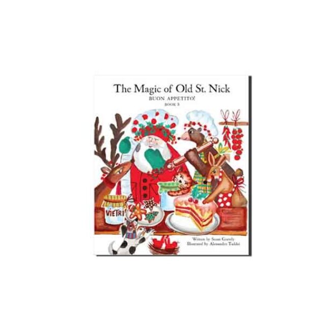 Product Vietri Old St. Nick Book 3 | The Magic of Old St. Nick: Buon Appetito!