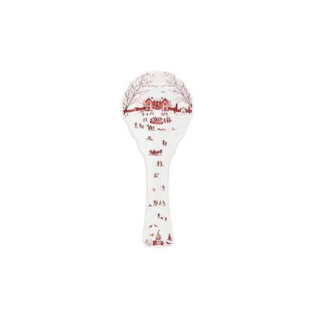 Juliska Country Estate Winter Frolic Ruby Spoon Rest