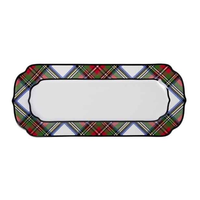 Juliska Stewart Tartan Hostess Tray