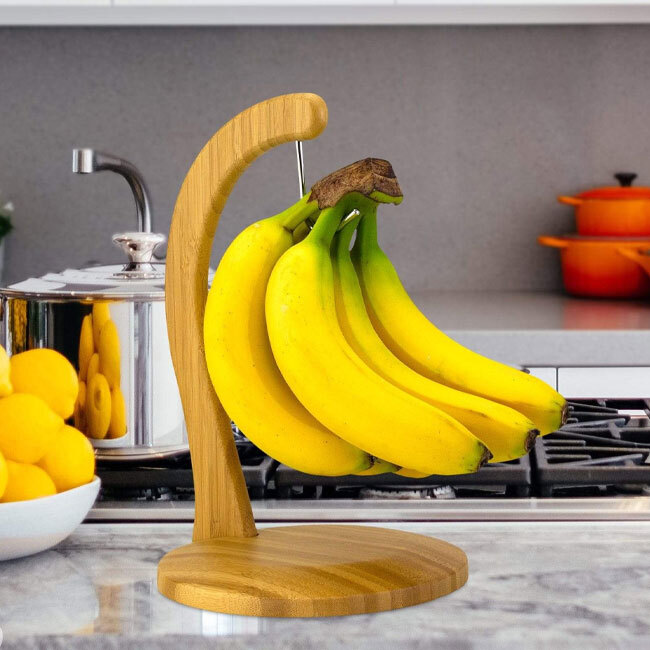 Totally Bamboo Banana Hanger in use