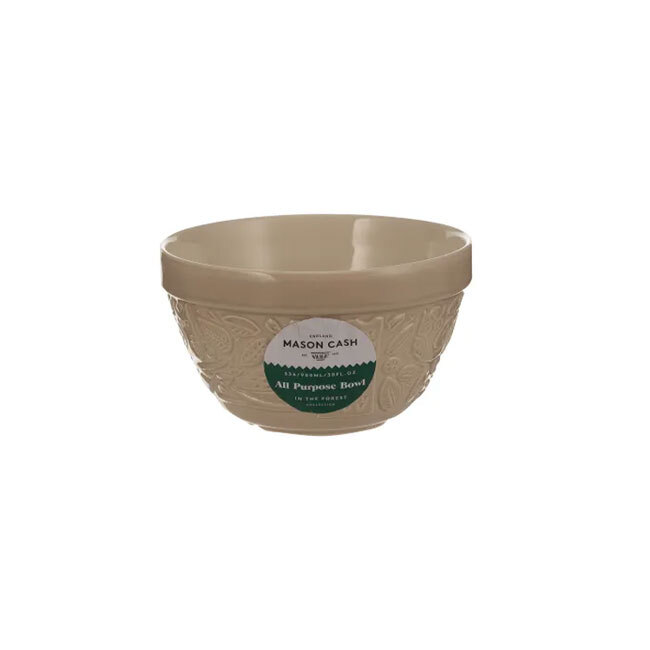 Mason Cash “In The Forest” S36 Owl Pudding Basin | Stone