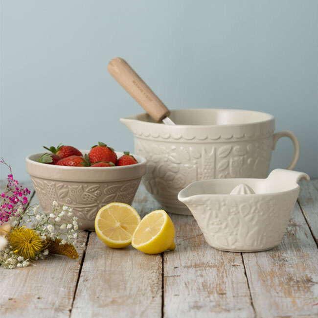 Mason Cash “In The Forest” S36 Owl Pudding Basin | Stone with others