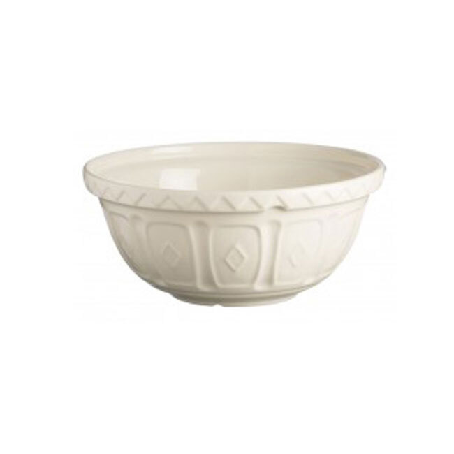 Mason Cash s12 Mixing Bowl - 17-Cup | Original Cane | Color Mix - Cream