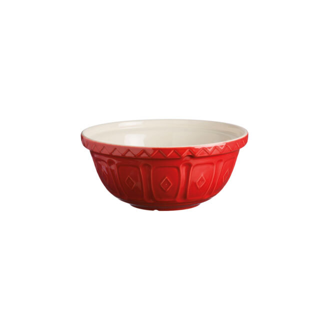 Mason Cash s24 Mixing Bowl - 8.45 Cup | Original Cane | Color Mix - Red