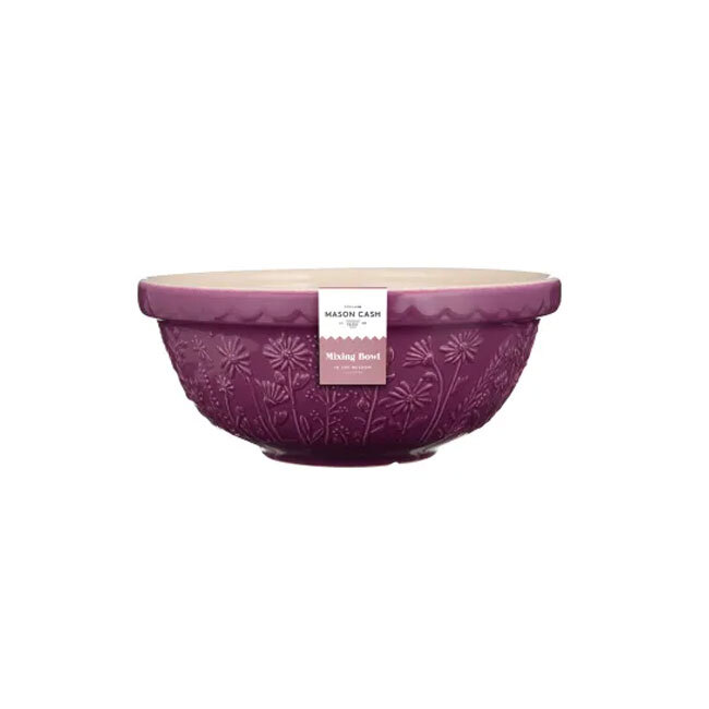 Mason Cash “In the Meadow” S18 Mixing Bowl | Daisy Purple