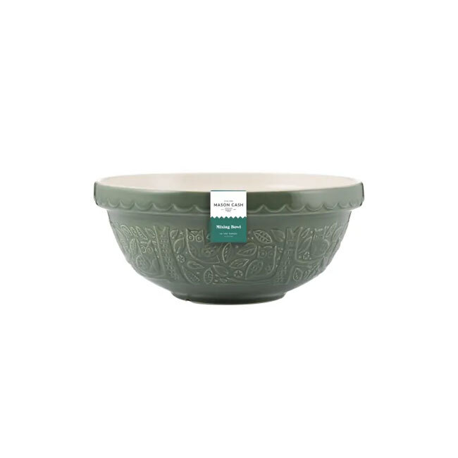 Mason Cash “In the Forest” S18 Owl Mixing Bowl | Green