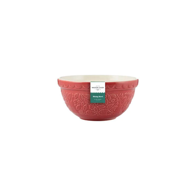 Mason Cash “In the Forest” S30 Hedgehog Mixing Bowl | Red