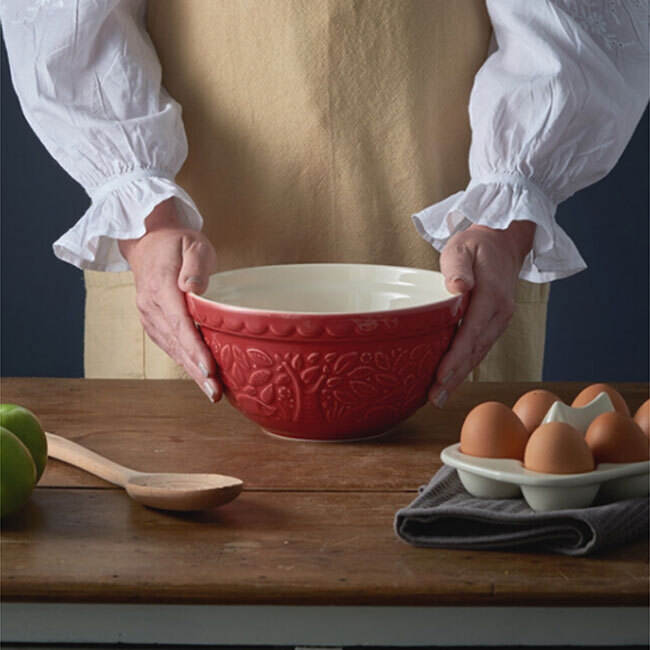Mason Cash “In the Forest” S30 Hedgehog Mixing Bowl | Red