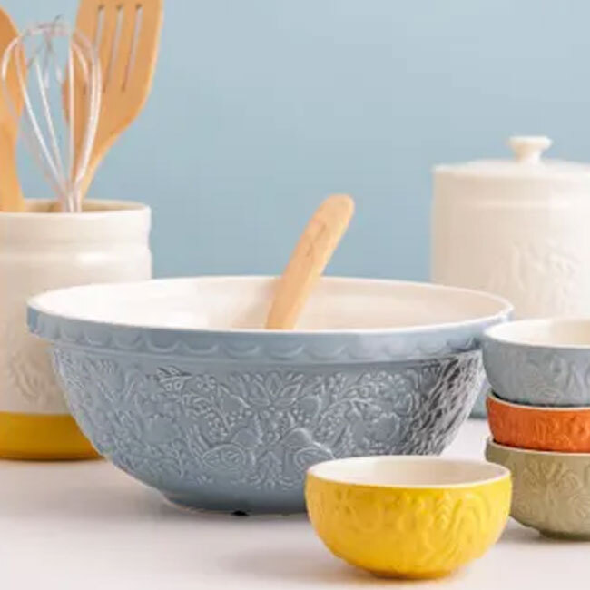 Mason Cash ”Home to Roost” S18 Mixing Bowl | Blue