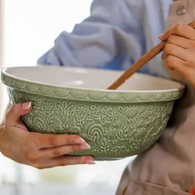 Mason Cash ”Home to Roost” S12 Mixing Bowl | Green