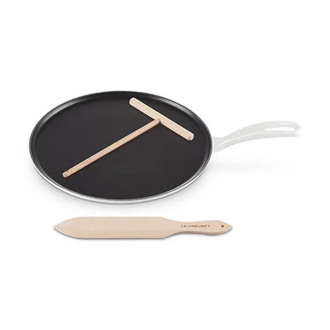 Le Creuset Traditional Round Crepe Pan | White