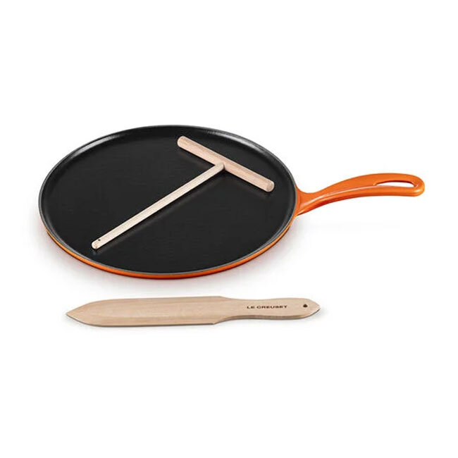 Le Creuset Traditional Round Crepe Pan | Flame