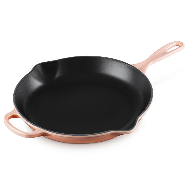 Le Creuset Signature 11.75 Inch Cast Iron Round Skillet | Pêche