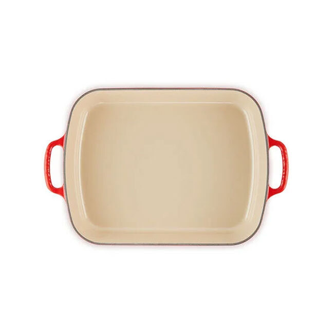 Le Creuset Signature 5.25 Qt Roaster | Cerise - overhead