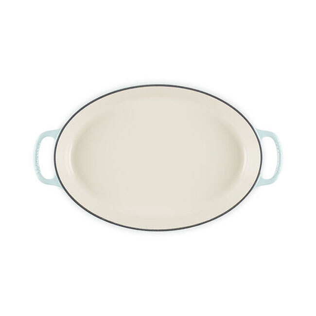 Le Creuset Signature Cast Iron Oval Baker | 3 Qt. - Sea Salt