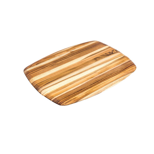 Teakhaus Elegant Rectangle Serving & Cutting Board with Round Edges | Small