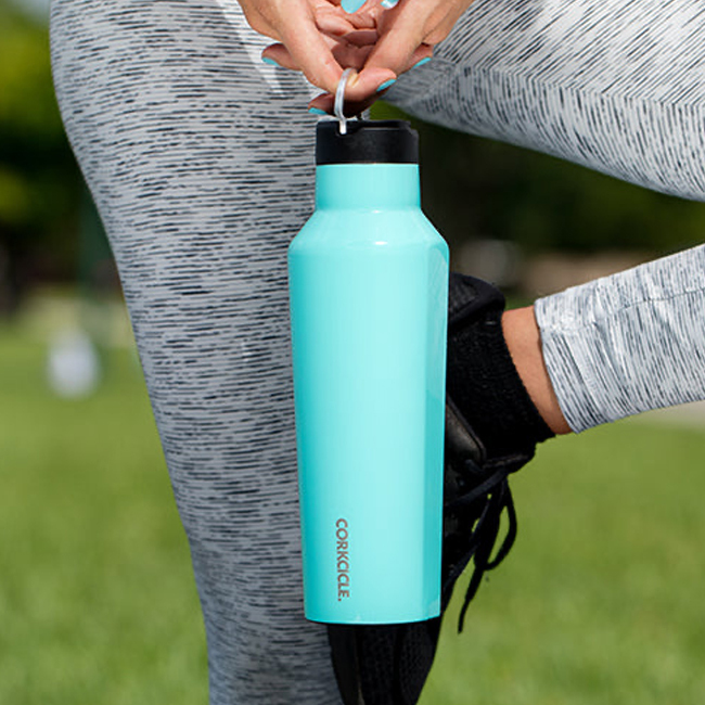 Corkcicle Classic 20 oz. Sport Canteen | Gloss Turquoise