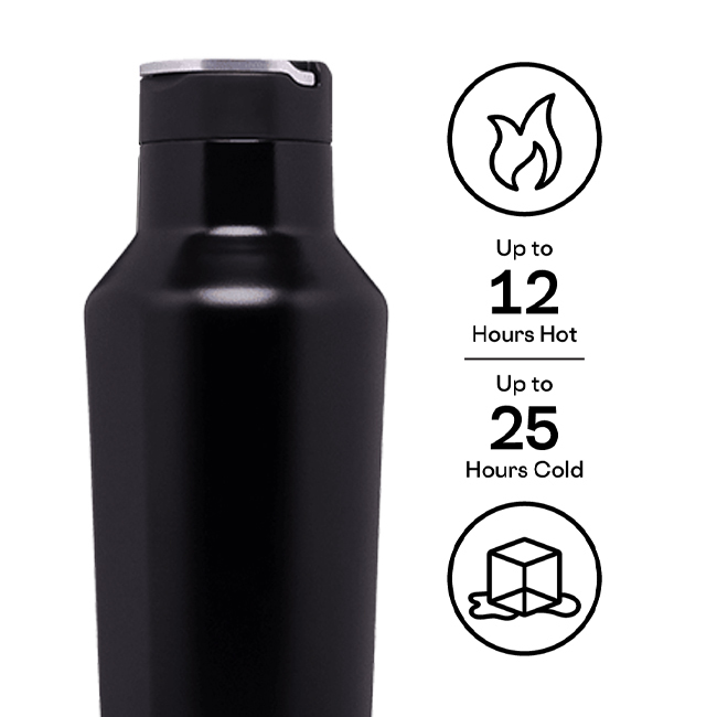 Corkcicle Classic 20 oz. Sport Canteen | Matte Black