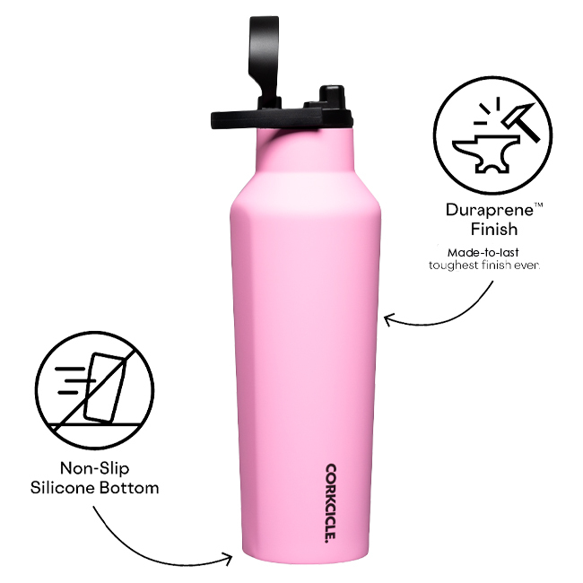 Corkcicle Series A - 20 oz. Sport Canteen | Sun Soaked Pink