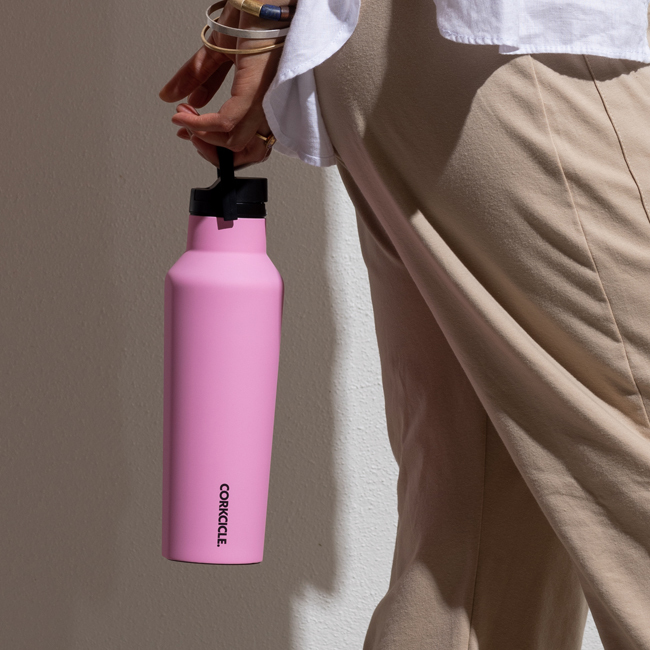 Corkcicle Series A - 20 oz. Sport Canteen | Sun Soaked Pink
