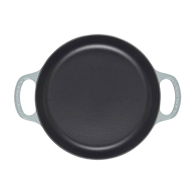 Le Creuset Signature Everyday Pan | 3 Qt. - Sea Salt - top