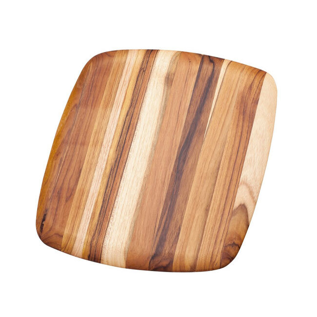 Product Teakhaus Elegant Rectangle Serving & Cutting Board with Round Edges | Large