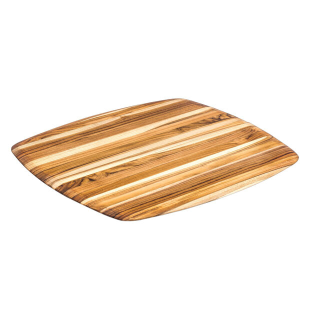 Teakhaus Elegant Rectangle Serving & Cutting Board with Round Edges | Large