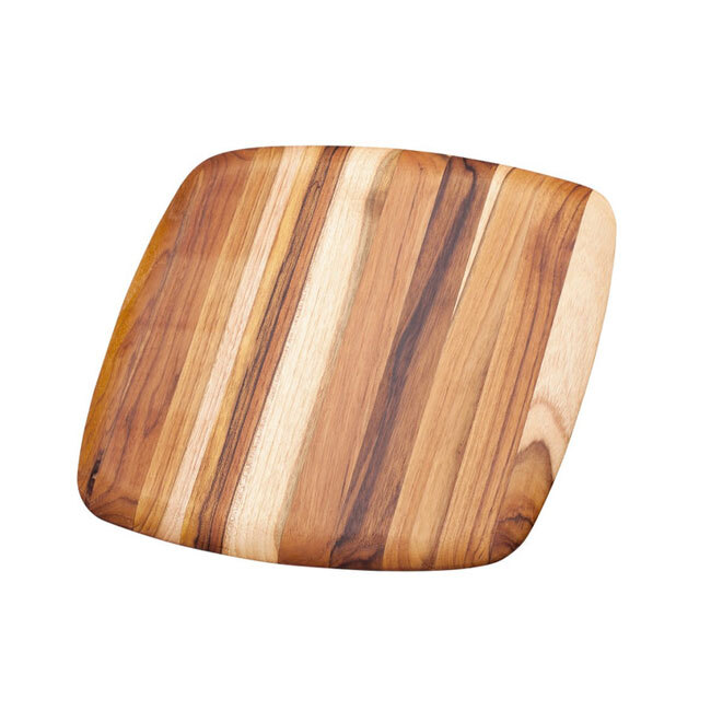 Product Teakhaus Elegant Square Serving & Cutting Board with Round Edges | 12