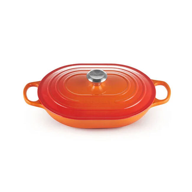 Le Creuset Signature 3.75 Qt. Oval Casserole | Flame