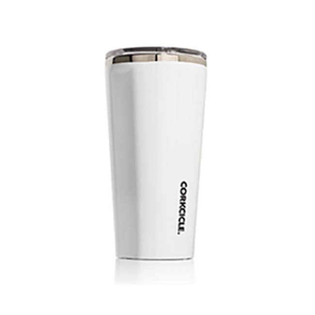 Corkcicle Classic - 16 oz. Tumbler - Gloss White