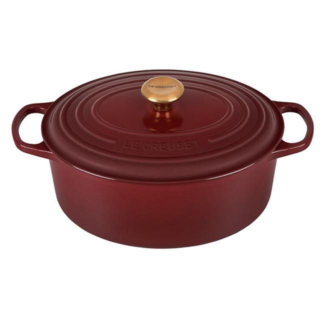 Le Creuset 6.75 qt. Signature Oval Dutch Oven - Artichaut