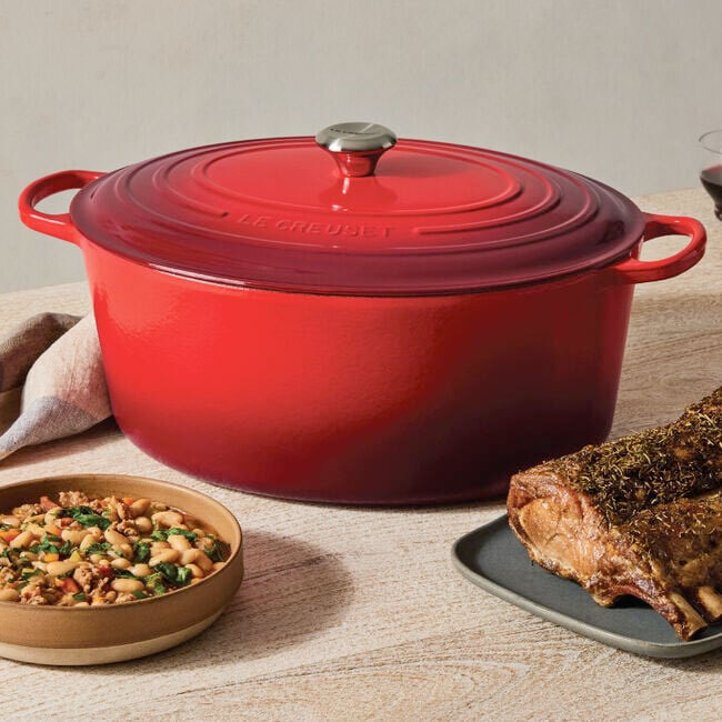 Le Creuset Signature 8 Qt. Oval Dutch Oven - Cerise