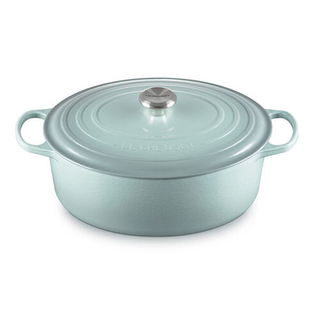 Le Creuset Signature 8 Qt. Oval Dutch Oven - Sea Salt	