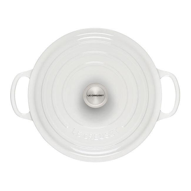 Le Creuset 6.75 qt. Signature Round Wide Oven | White