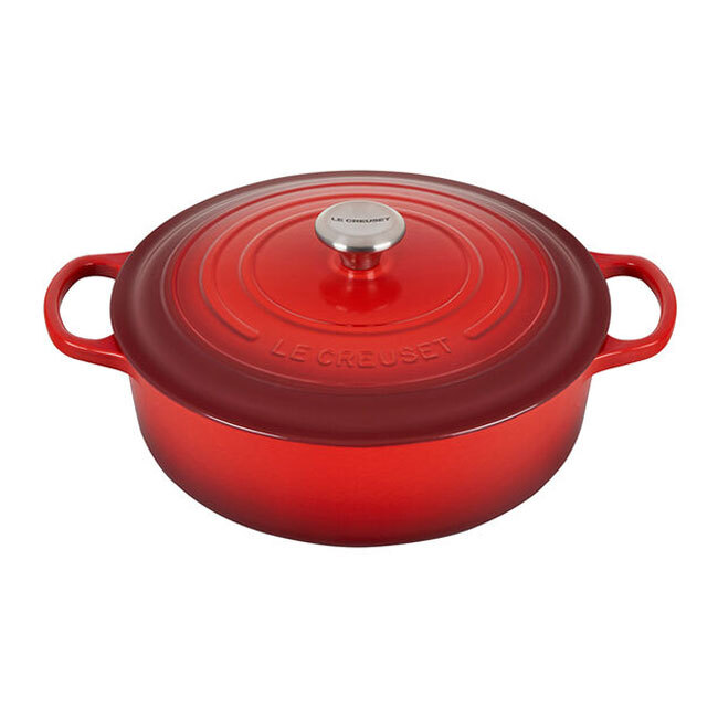 Le Creuset 6.75 qt. Signature Round Wide Oven | Cerise Red