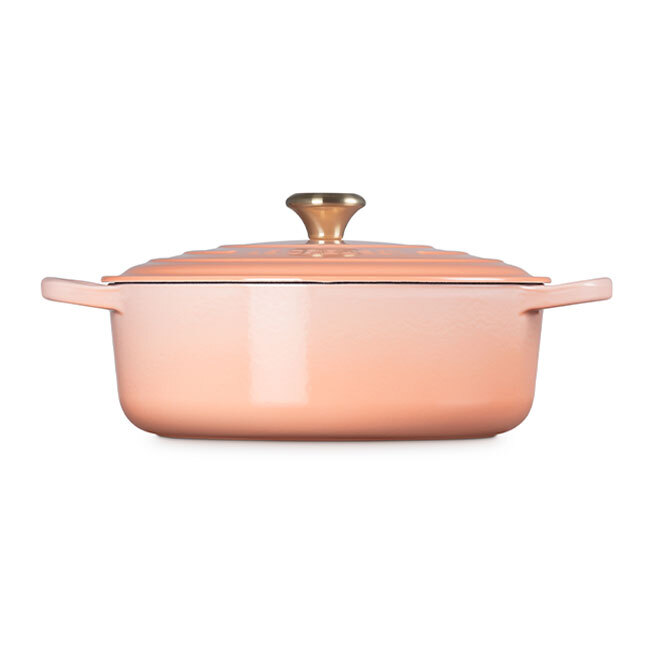 Le Creuset 6.75 Qt. Signature Round Wide Oven | Pêche