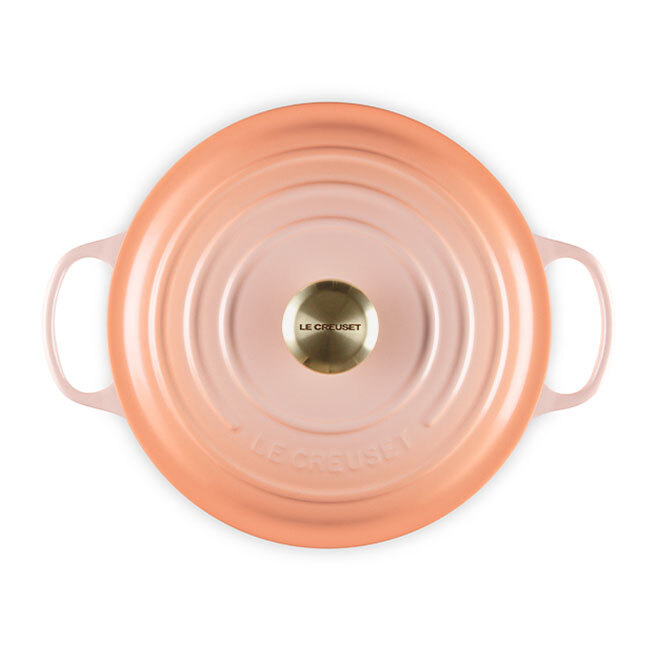 Le Creuset 6.75 Qt. Signature Round Wide Oven | Pêche