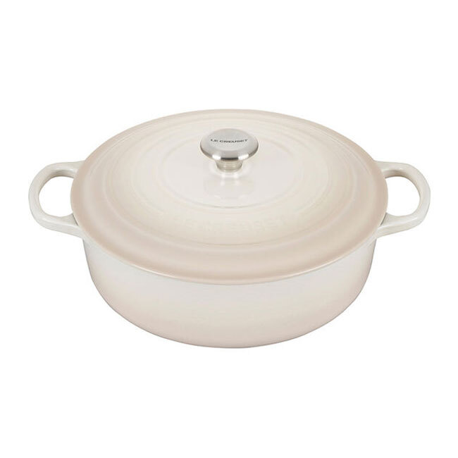 Le Creuset 6.75 qt. Signature Round Wide Oven | Meringue