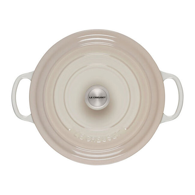 Le Creuset 6.75 qt. Signature Round Wide Oven | Meringue