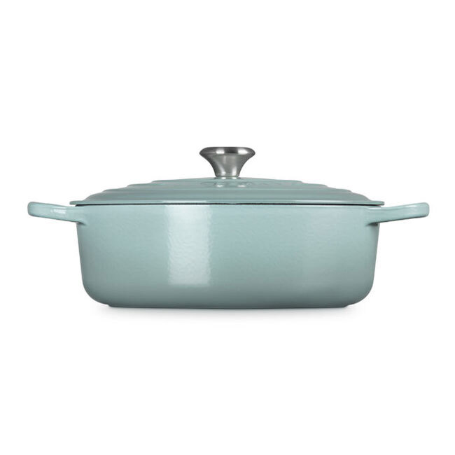 Le Creuset 6.75 qt. Signature Round Wide Oven | Sea Salt