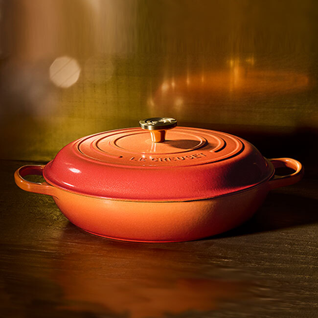 Le Creuset Signature 3.5 Qt. Braiser | Flamme Dorée