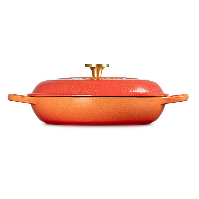 Le Creuset Signature 3.5 Qt. Braiser | Flamme Dorée