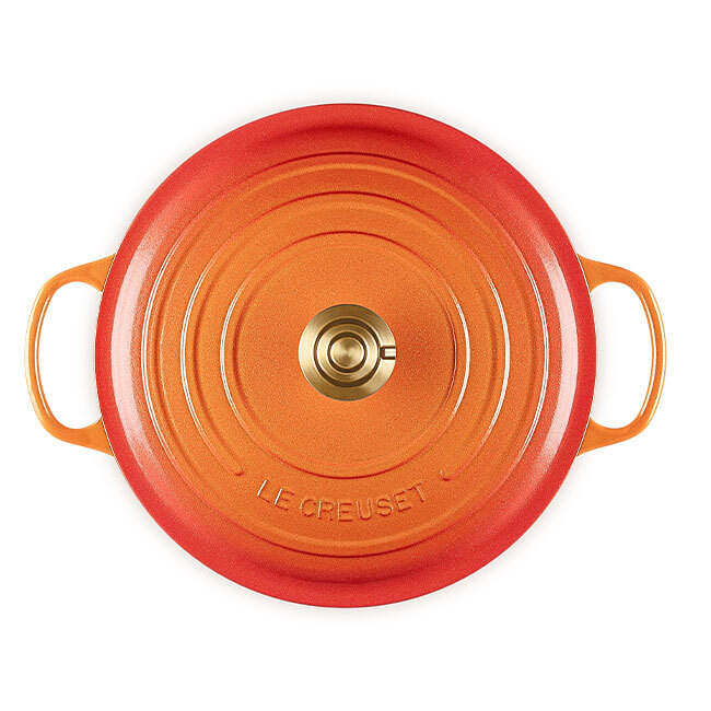 Le Creuset Signature 3.5 Qt. Braiser | Flamme Dorée