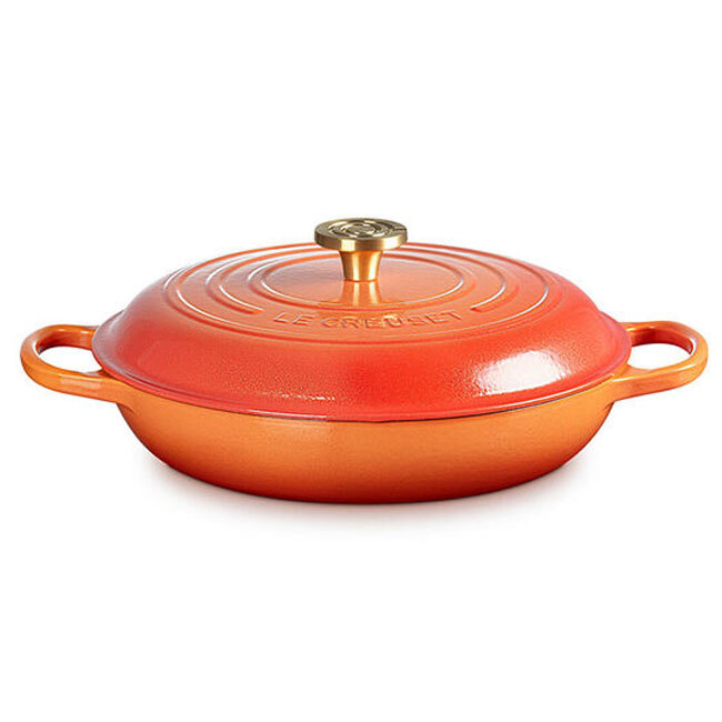 Le Creuset Signature 5 Qt. Braiser | Flamme Dorée