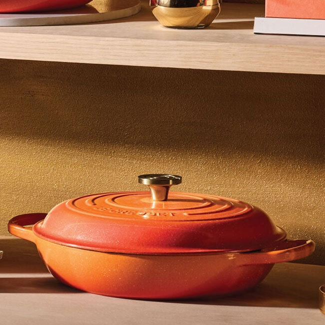 Le Creuset Signature 5 Qt. Braiser | Flamme Dorée